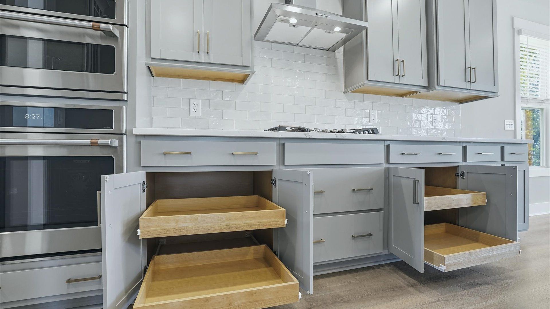 Well-designed kitchen with a center island and tasteful finishes that elevate everyday living near Downtown Greenville