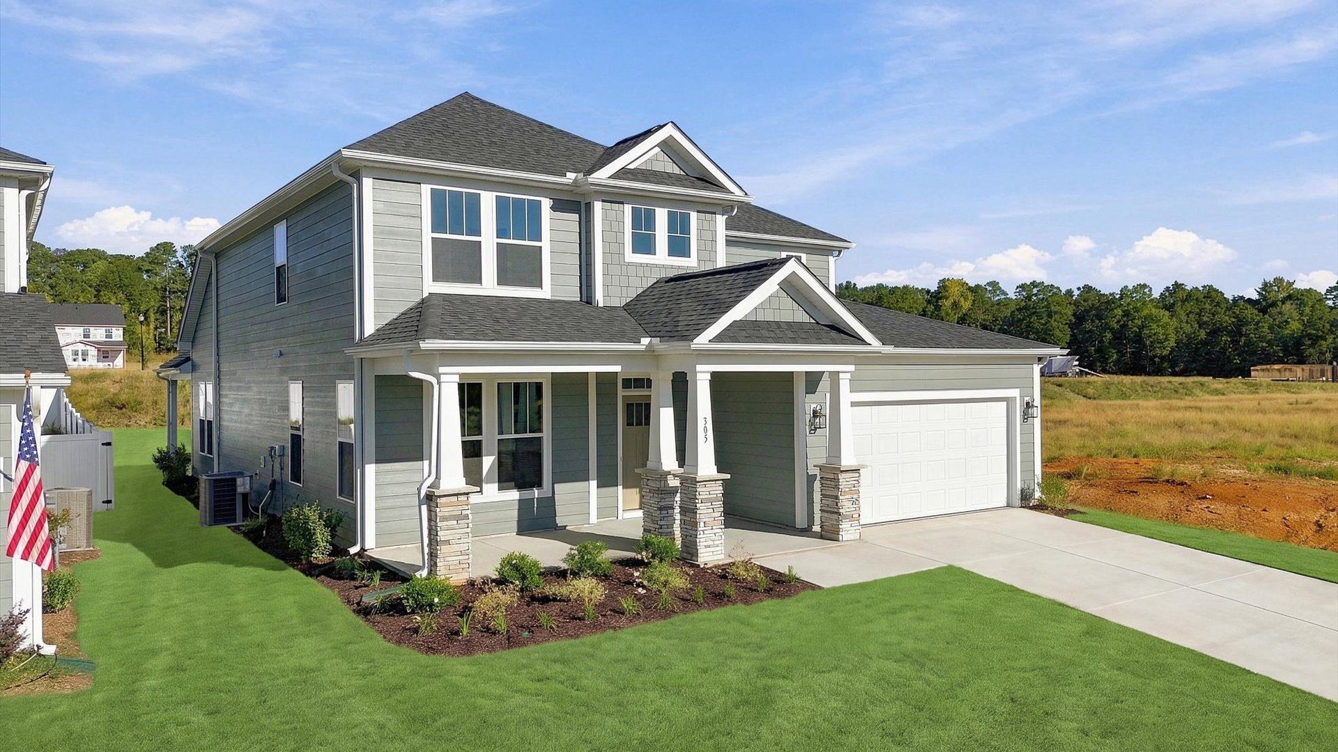 Desirable location and established charm in this superior two-story home community near Downtown Simpsonville