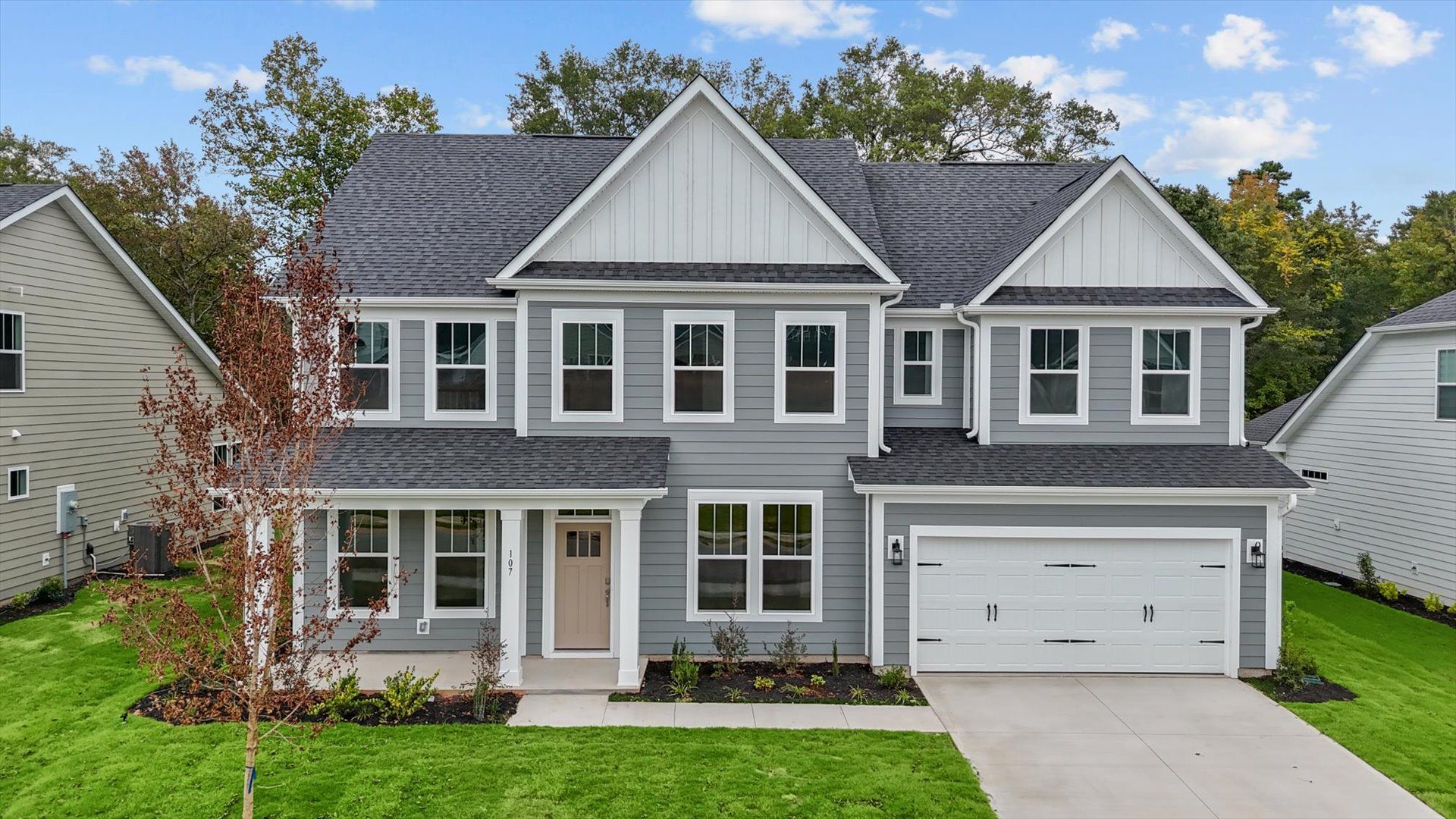 Expertly designed exterior showcasing quality craftsmanship and visual interest by DRB Homes