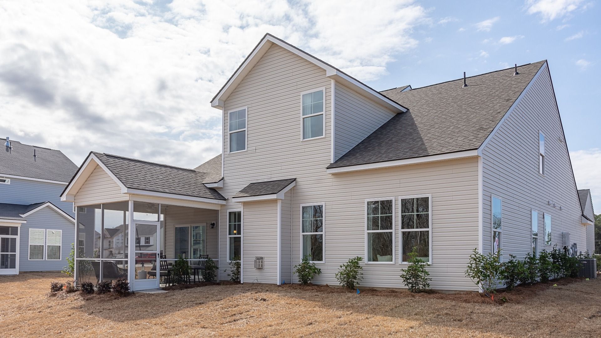 Screened Porch of The Middleton Design by DRB Homes