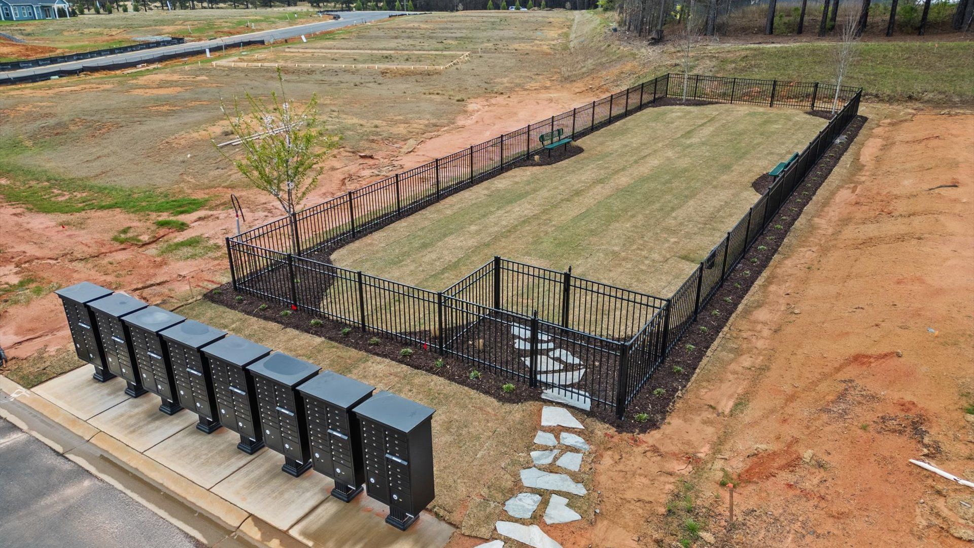 New homes by DRB Homes in Inman, SC featuring exclusive Bark Park at our Walnut Ridge community