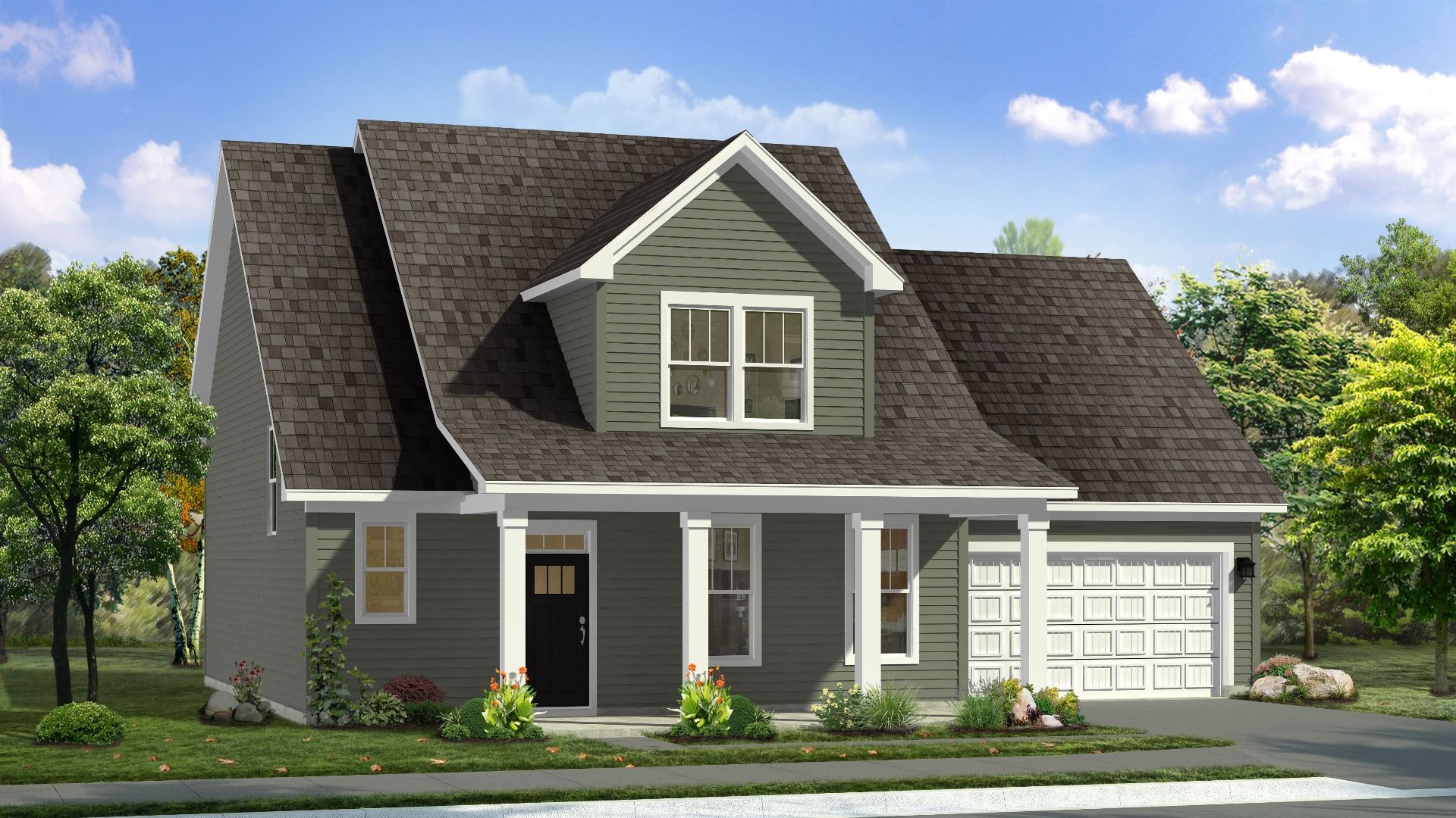 Elevation 1 of The Sutherland Design by DRB Homes