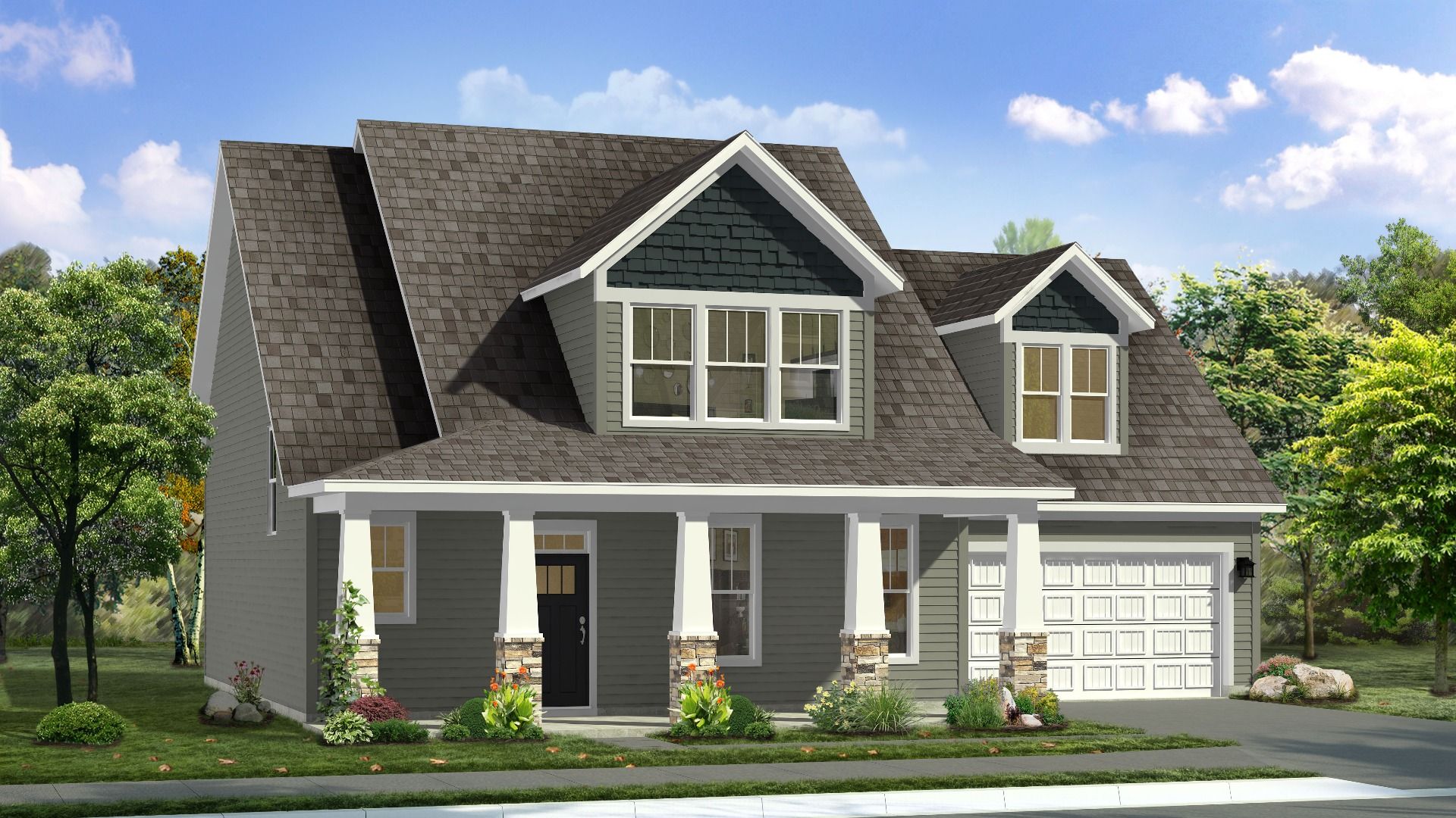 Elevation 10 of The Sutherland Design by DRB Homes
