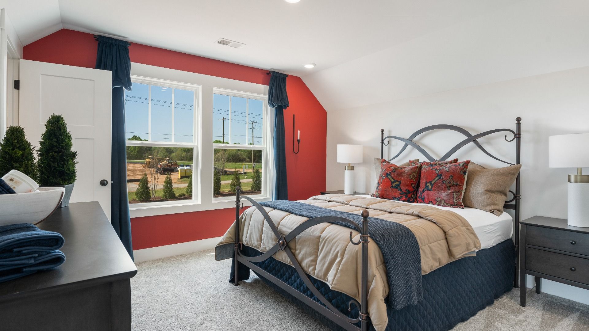 Stylish Sutherland Design bedroom with a focus on comfort and simplicity in Woodruff, SC