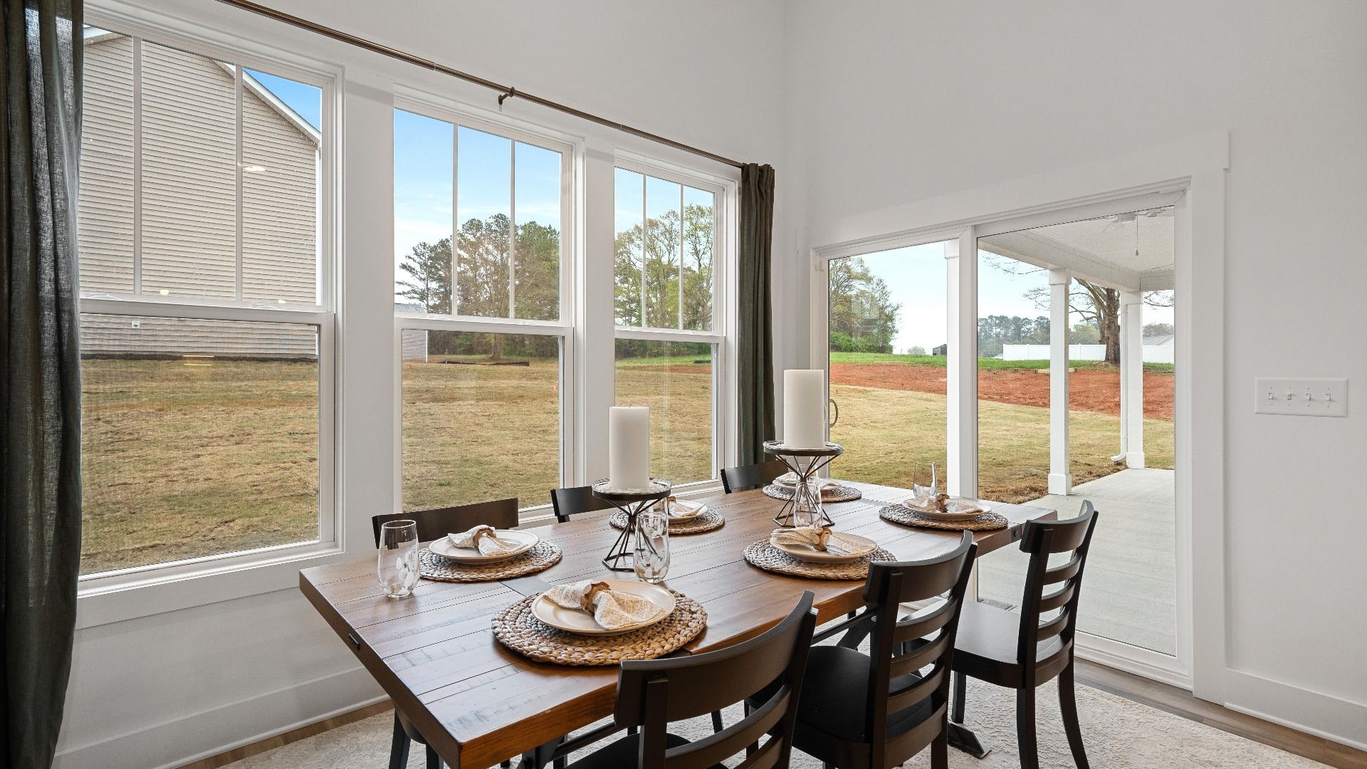 Breakfast Room of The Oakleigh Design by DRB Homes