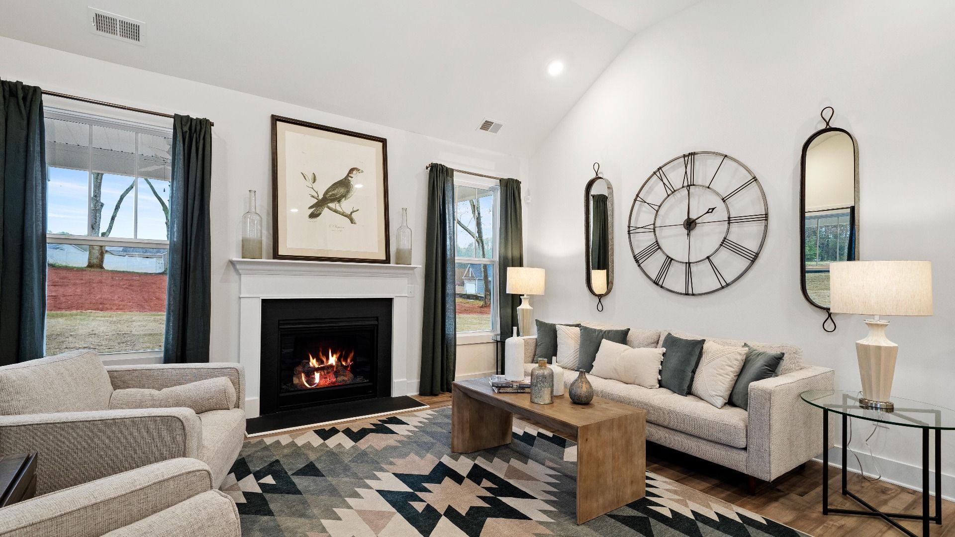 Family Room of The Oakleigh Design by DRB Homes