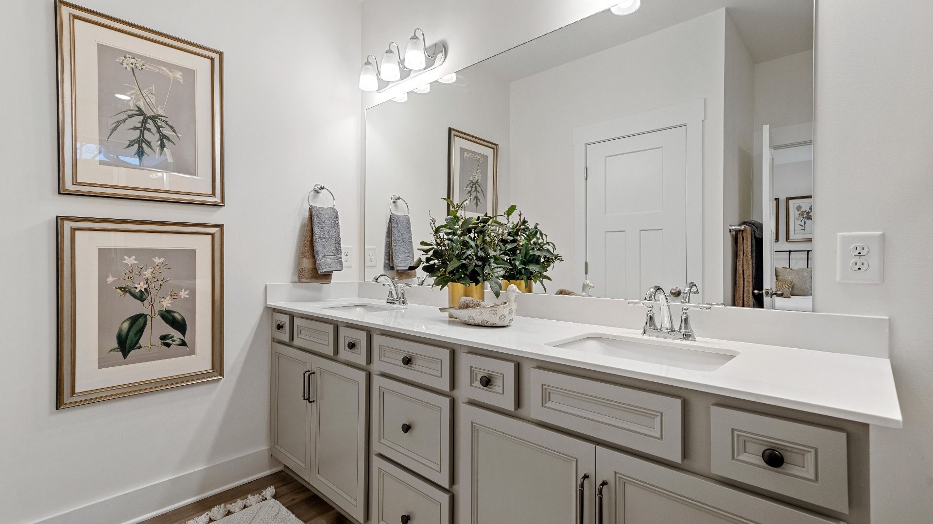 Primary Bathroom of The Oakleigh Design by DRB Homes