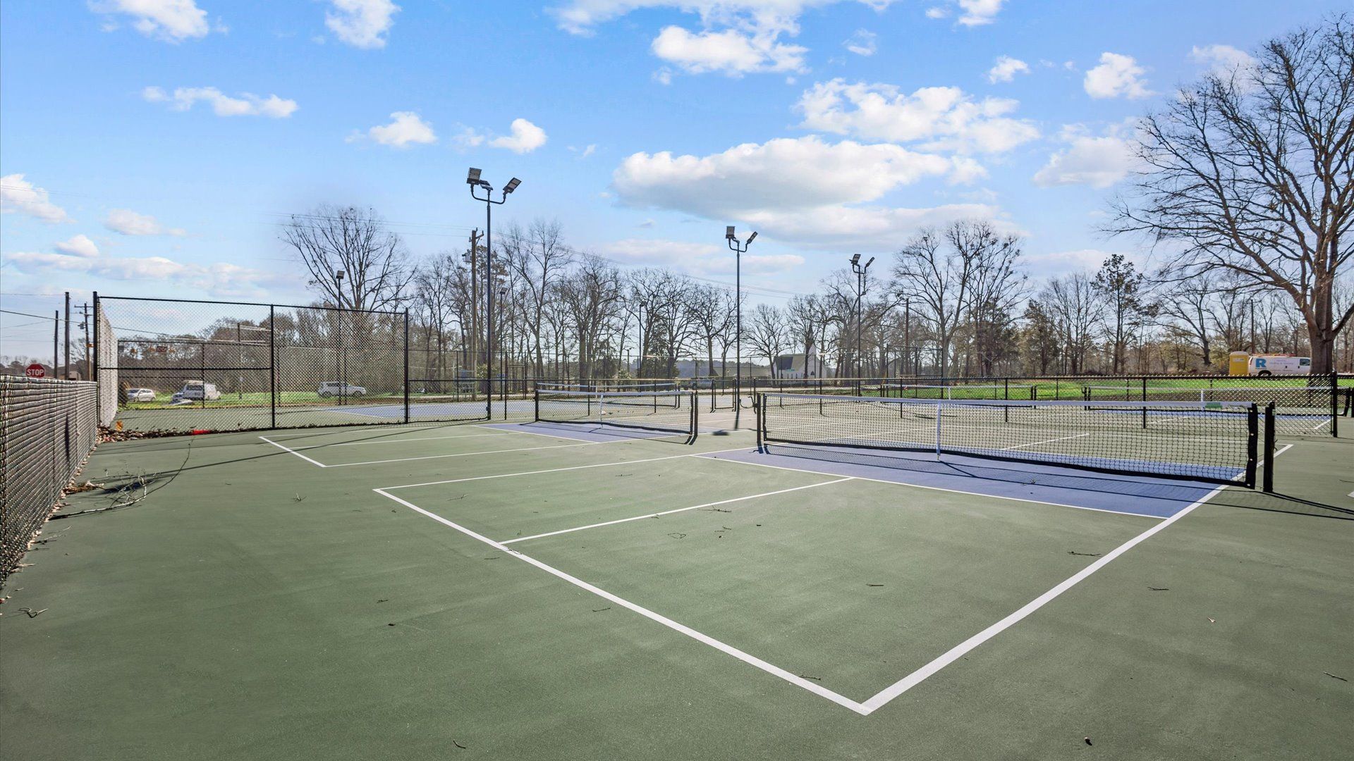 Pickleball courts minutes from Anderson University at the Village at Midway amenity center located in Anderson, SC