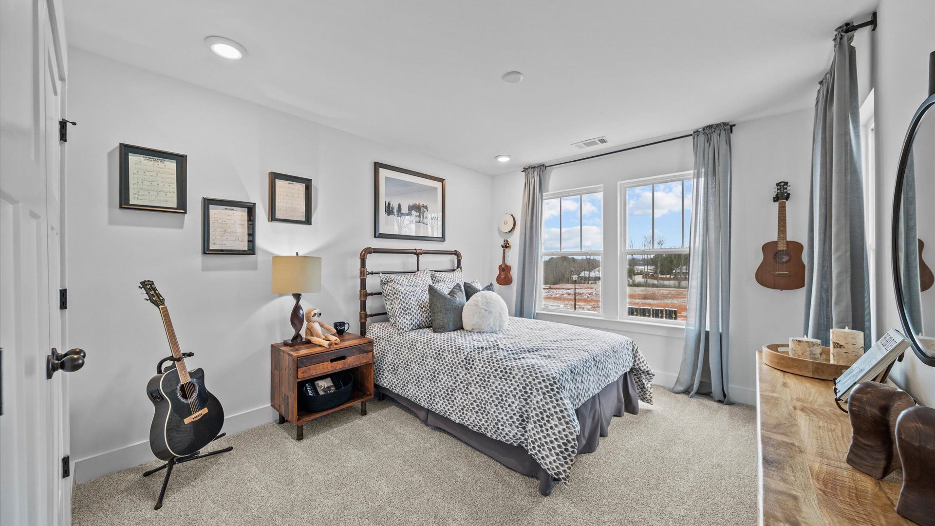 Memorable space offering plush carpet underfoot and a thoughtfully planned walk-in closet