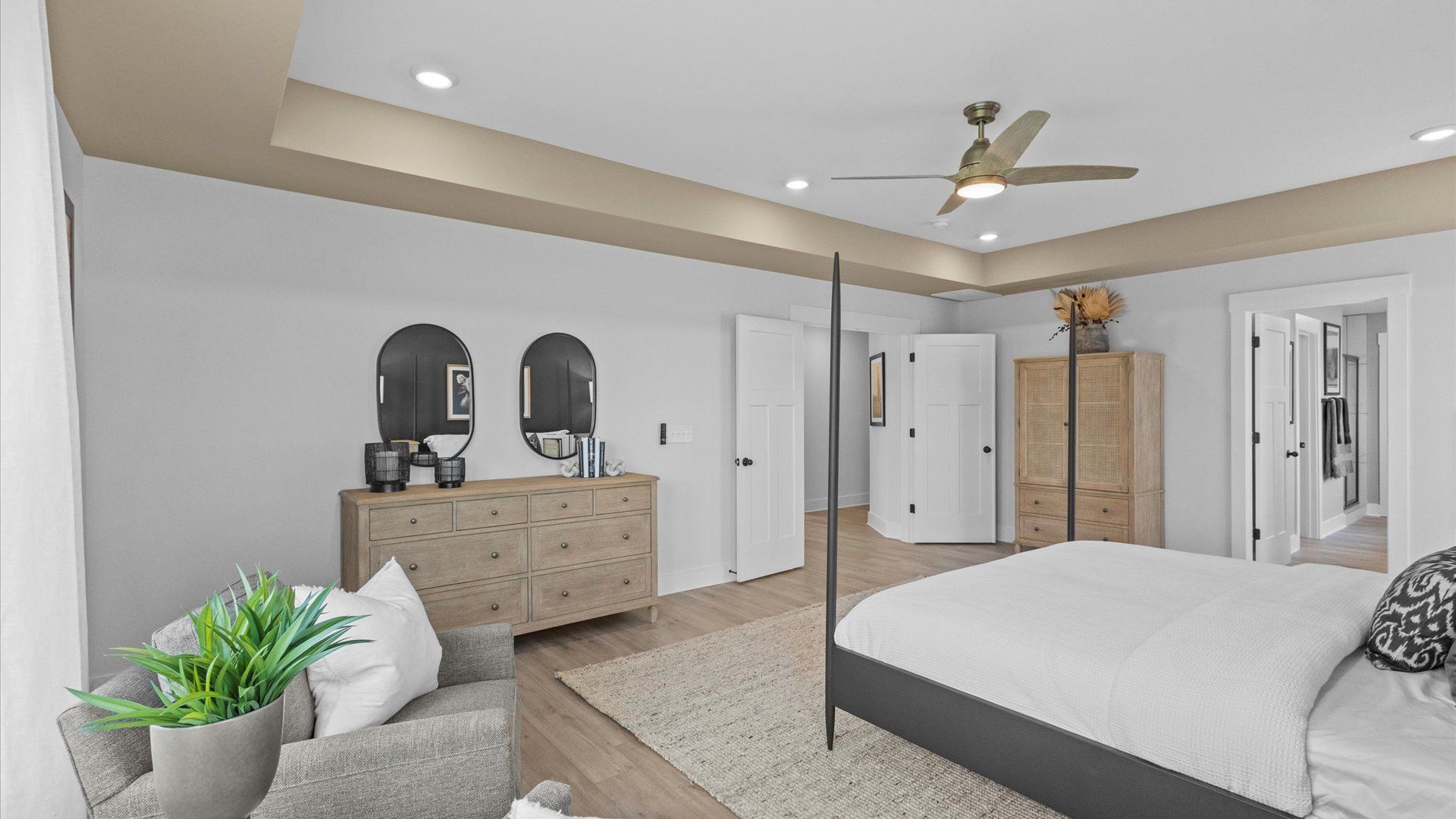 Superior layout with private, modern primary suite in this leading DRB Homes design