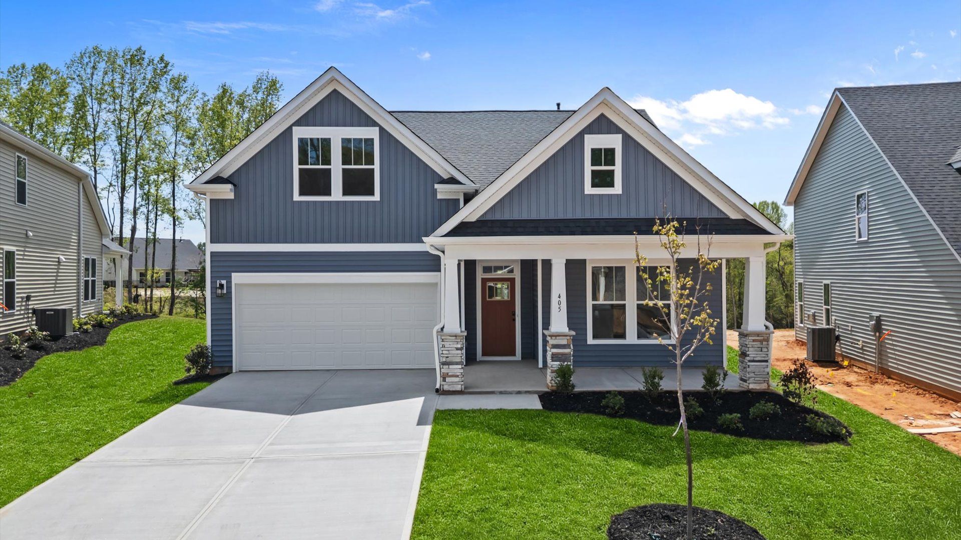 Elevation 8 Front Exterior of The Cooper 3 Design by DRB Homes