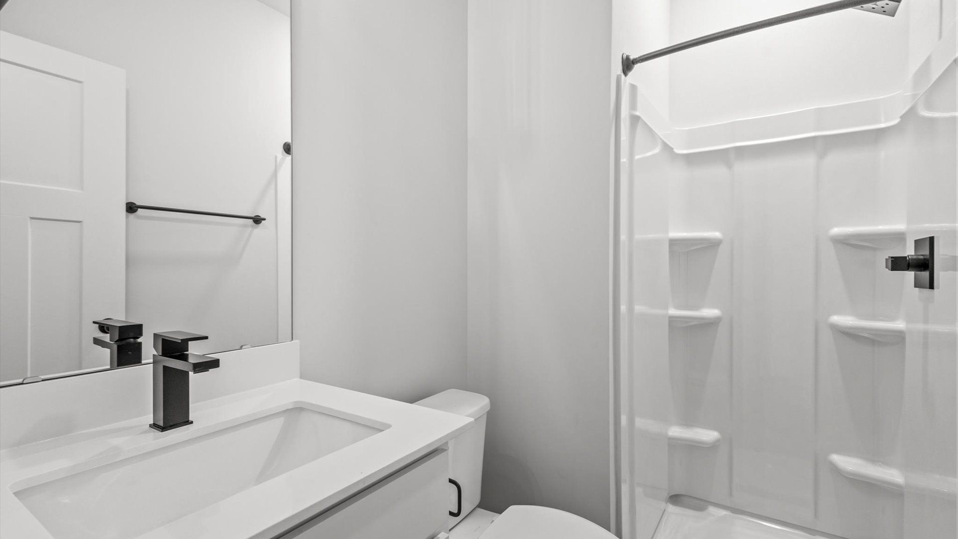 Neroli home plan secondary bathroom with shower