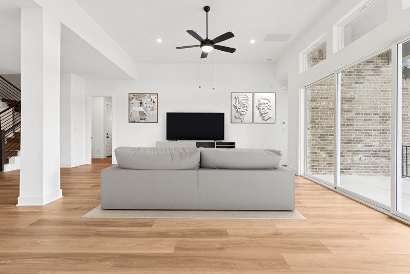 The Tomball - Family Room