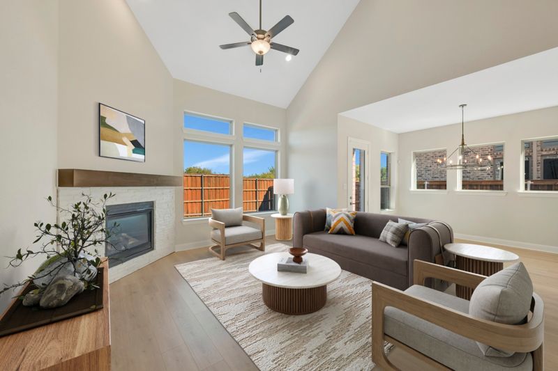 South Pointe  Cottage Series por David Weekley Homes en Fort Worth Texas