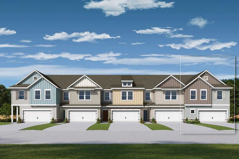 Bushwick II - Westview Towns: Waxhaw, North Carolina - David Weekley Homes
