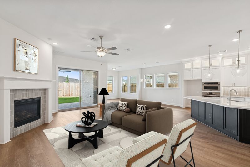 The Highlands 55' - Encore Collection por David Weekley Homes en Houston Texas