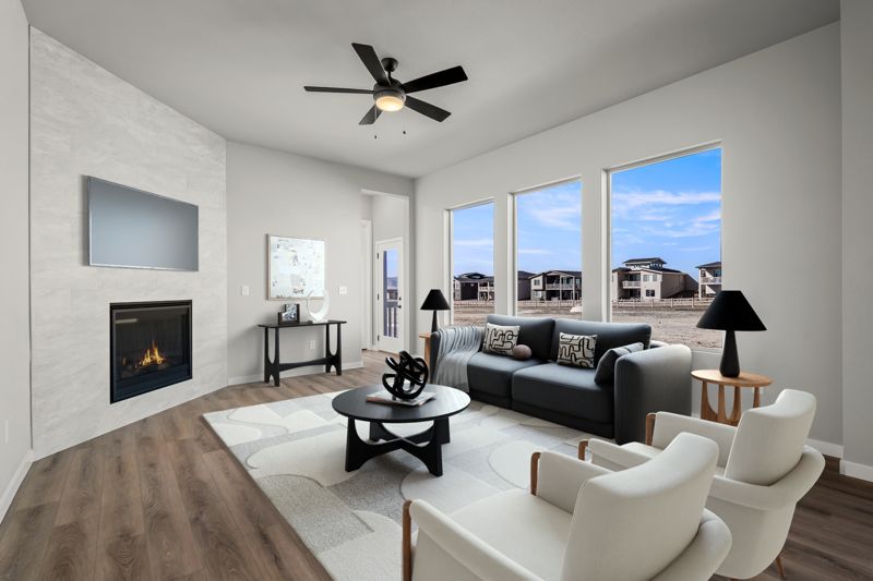Revel Crossing at Wolf Ranch - The Outlook Collection por David Weekley Homes en Colorado Springs Colorado