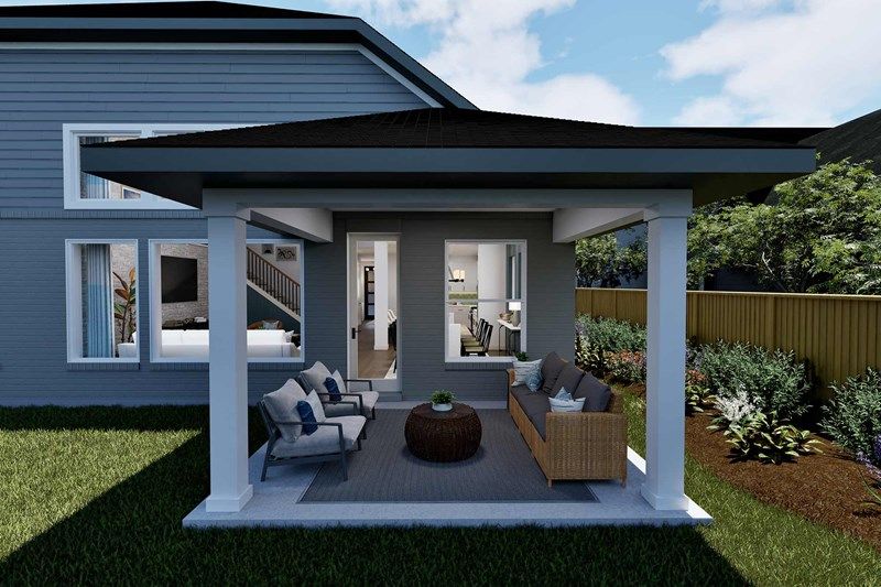 The Rosemary - Covered Porch