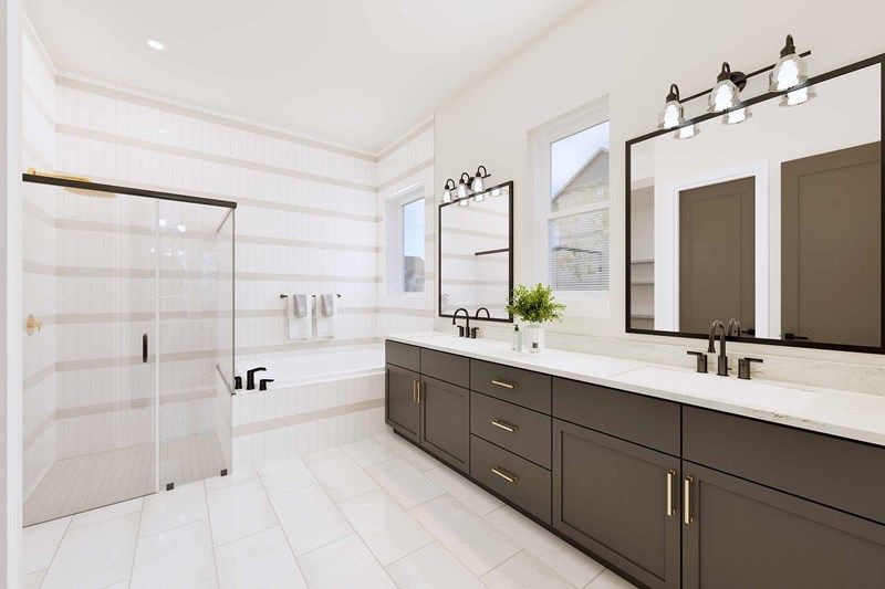 The Flower Mound - Owner's Bath