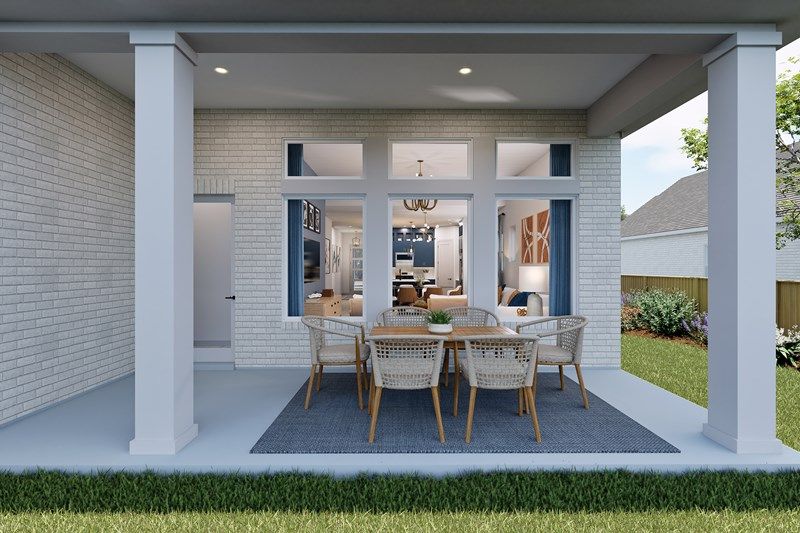 The Lily - Optional Extended Covered Porch