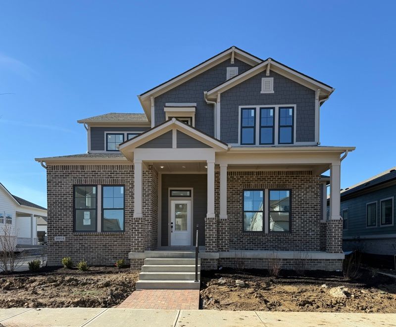 Foundation - Chatham Village - The Cottage Collection: Westfield, Indiana - David Weekley Homes