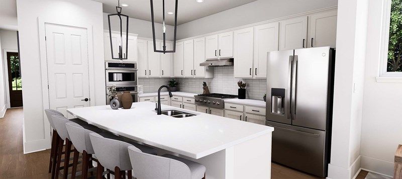 The Columbus - Optional Cooktop Kitchen