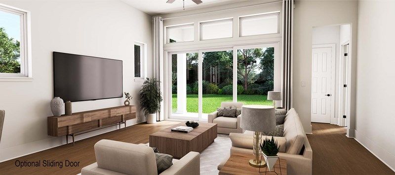 The Crystal Beach - Optional Sliding Door