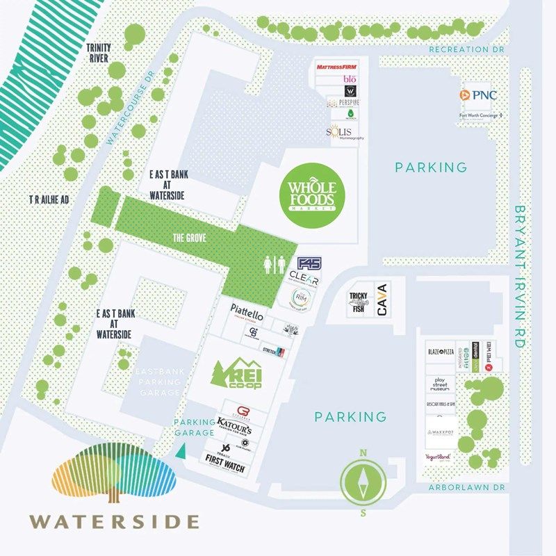 Local Shopping and Entertainment Map