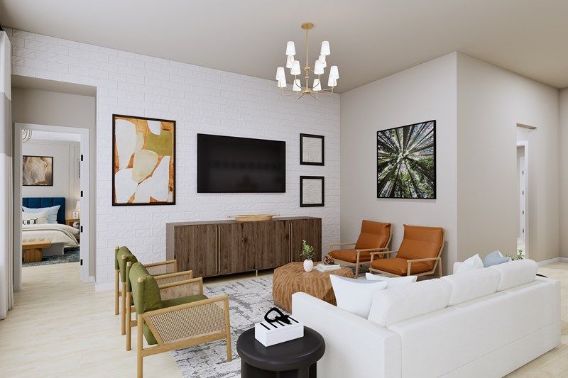 The Beeville - Family Room