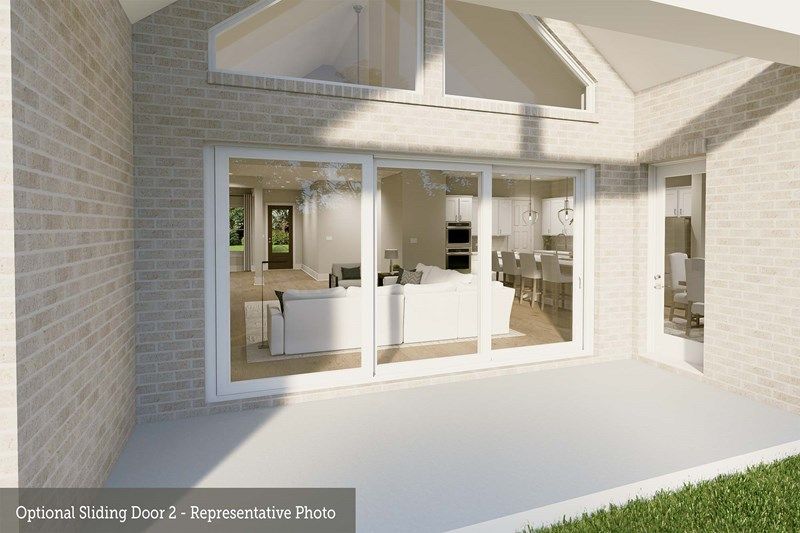 The Boulder - Family Room - Optional Sliding Door