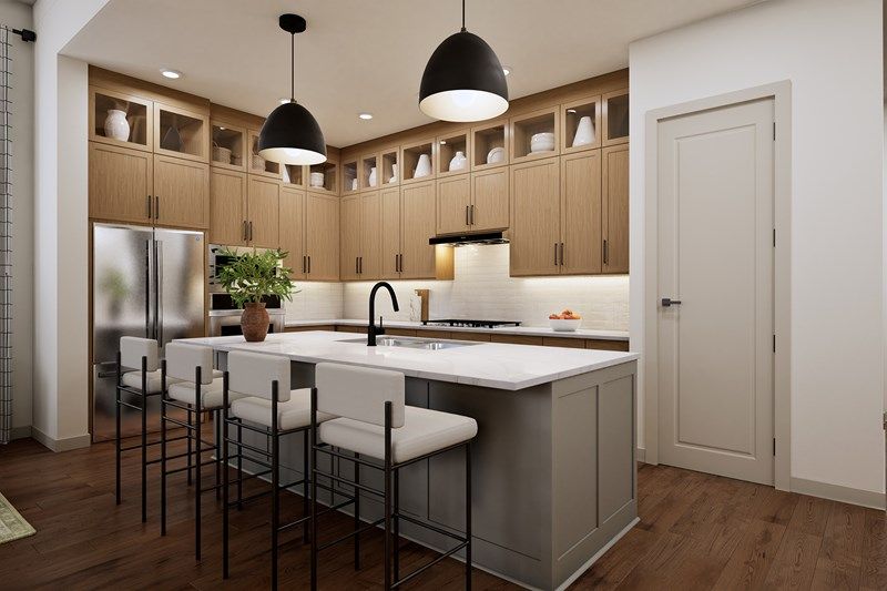 The Violet - Optional Cooktop Kitchen