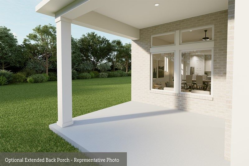 The McAllen - Optional Extended Back Porch