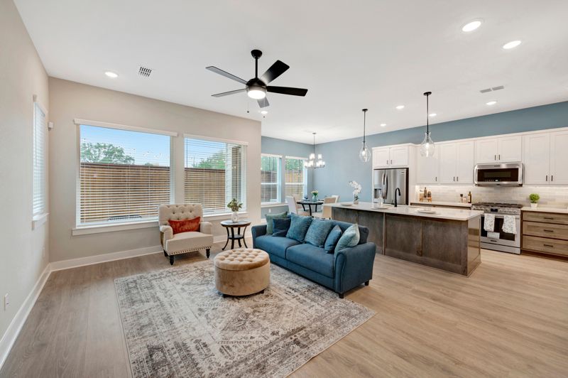 Retreat at Oak Park por David Weekley Homes en Houston Texas