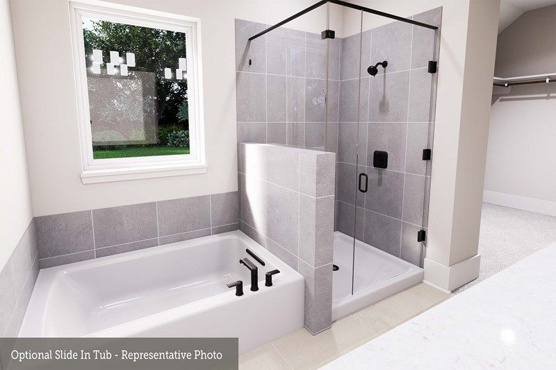 The Flora - Optional Slide in Tub
