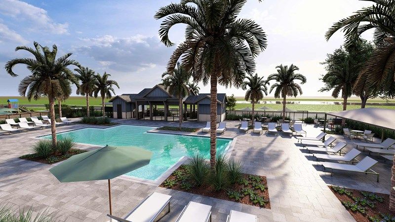 The Preserve at Laurelton - Pool Deck