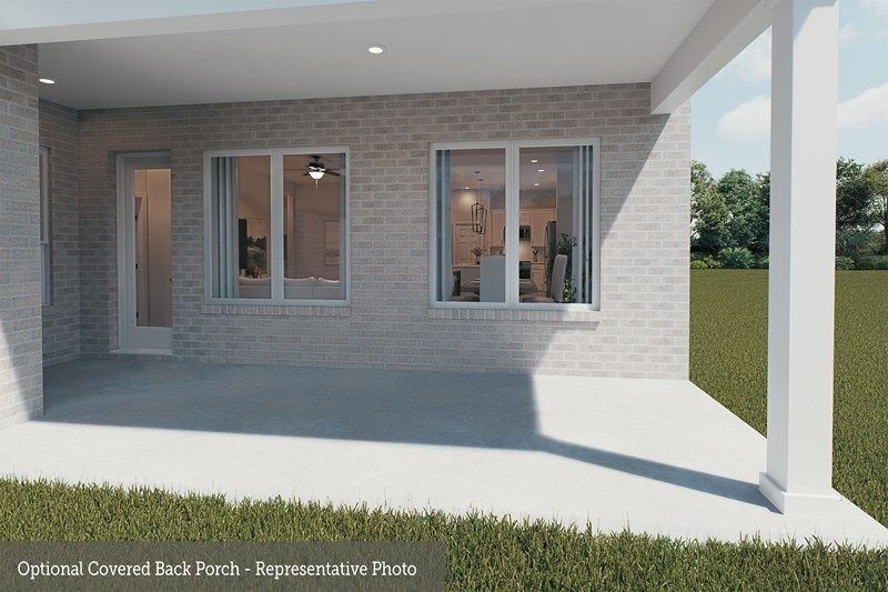 The Antoinette - Optional Covered Back Porch