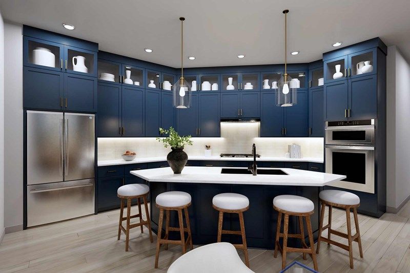 The Flatonia - Cooktop Kitchen