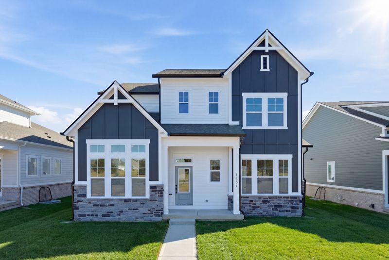 Foundation - Chatham Village - The Cottage Collection: Westfield, Indiana - David Weekley Homes