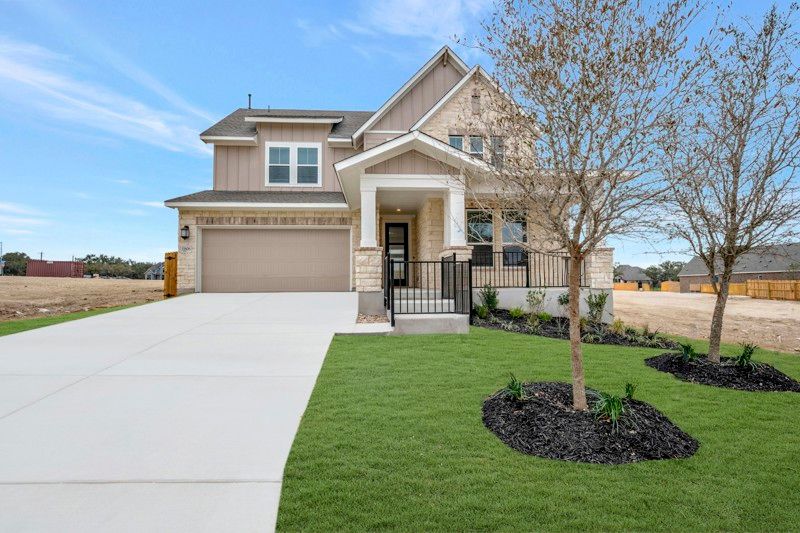 Davis Ranch 50' por David Weekley Homes en San Antonio Texas