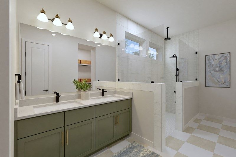 The Bastrop - Optional Super Shower