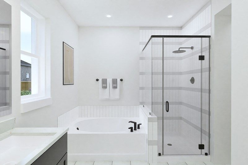 The Dahlia - Optional Slide In Shower w/ Tub