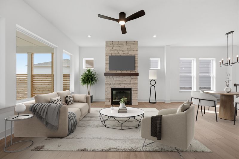 Chatham Village - The Cottage Collection por David Weekley Homes en Indianapolis Indiana