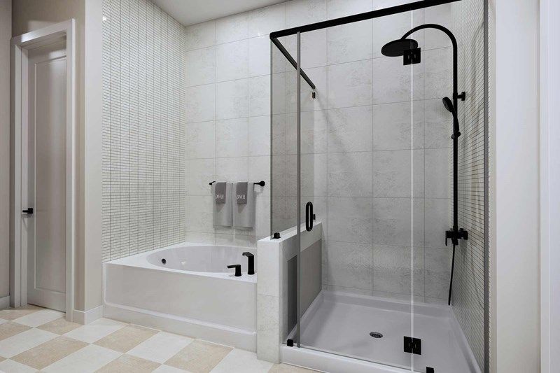 The Cassia - Optional Side tub w/Shower