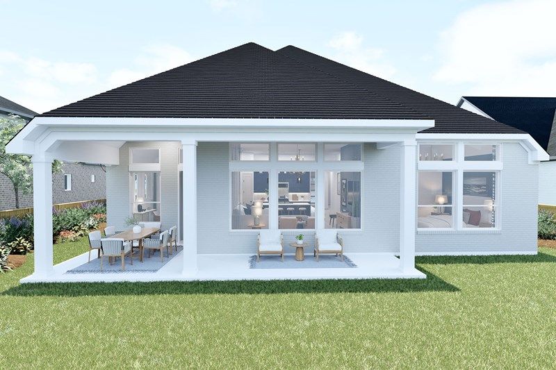 The Chamomile - Optional Extended Covered Porch