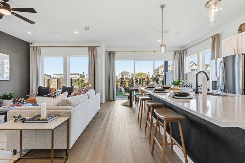 The Alderwood - Kitchen & Family Room