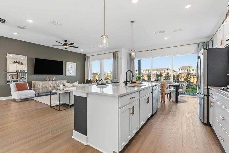 The Alderwood - Kitchen & Family Room