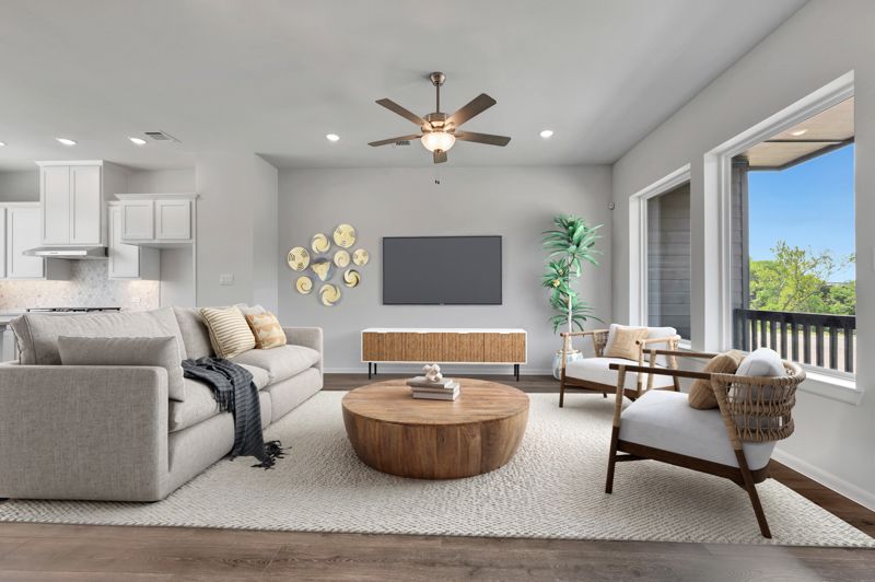 Trails at Waterside - Villas Series por David Weekley Homes en Fort Worth Texas