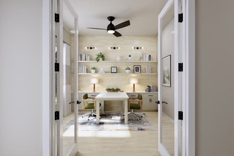 The Beeville - Optional Enclosed Study