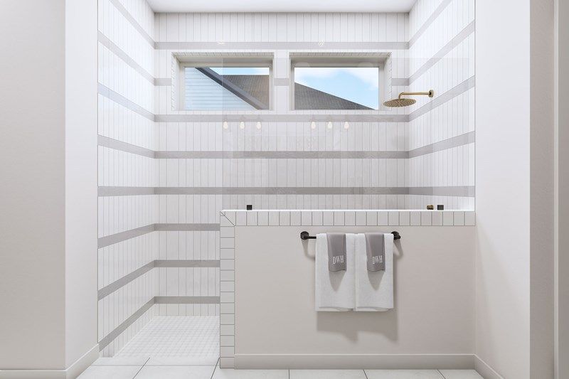 The Carrollton - Optional Super Shower