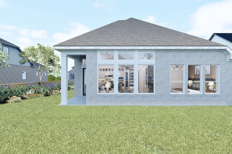 The Carrollton - Covered Porch